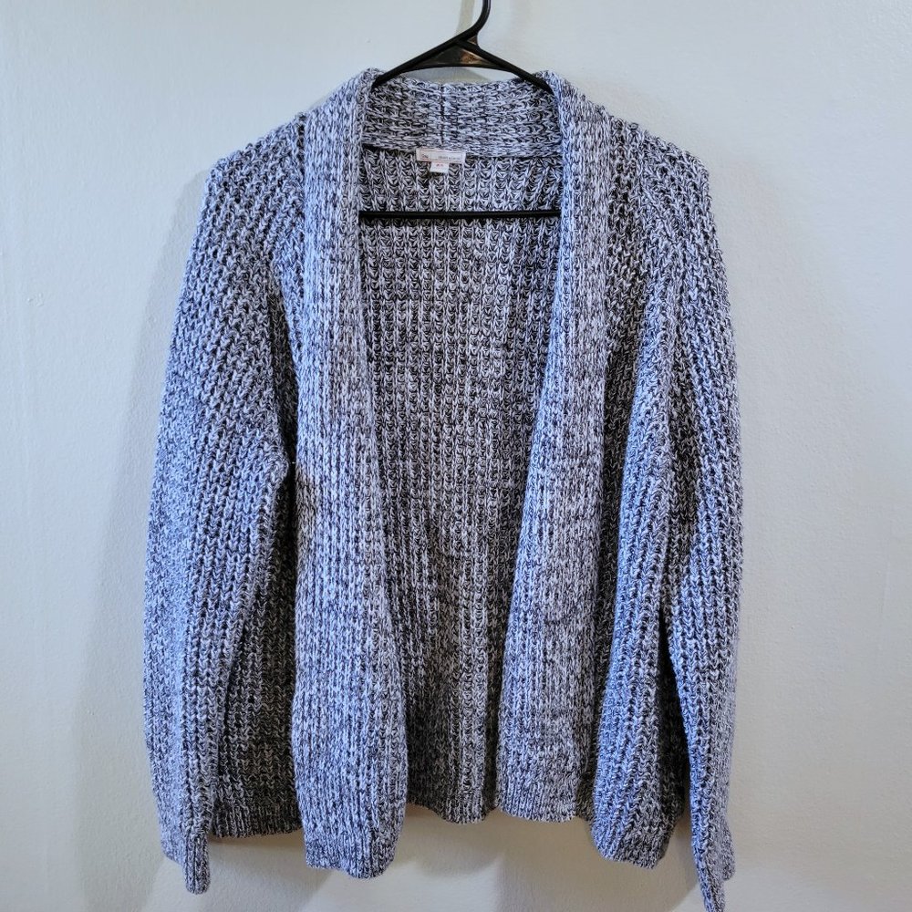 Gap Open Front Cardigan Sweater Chunky Heavyweight 100% cotton Size M/L